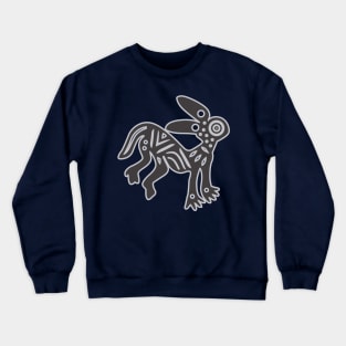 Pre-Hispanic rabbit from Veracruz Crewneck Sweatshirt